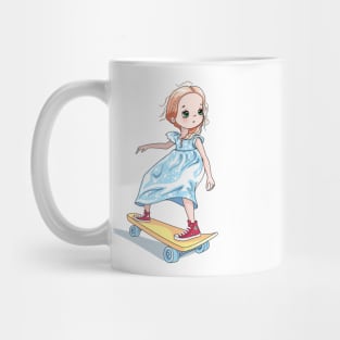 Copy of Cute girl with soft toy rabbit Mug